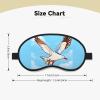Flying Seagulls Blackout Sleep Mask,Soft Polyester, Anti-Light, Stylish,Suitable for Men and Women,for Daily Work and Outdoor Travel. view 4