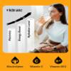 Vidrate Electrolytes Powder Hydration Sachets - Low-Calorie Hydration Powder Packs with Vitamins & Zero Sugar - No Artificial Sweeteners or Preservatives - 60 Orange & Peach Electrolytes Sachets view 3
