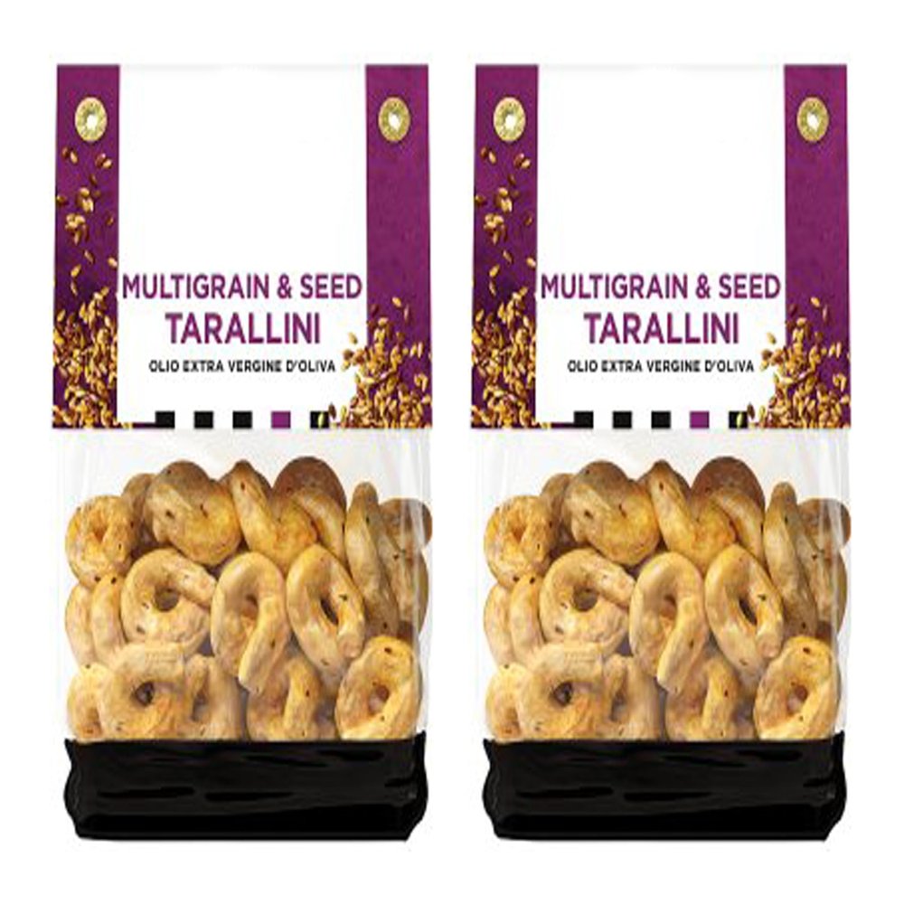 Tarallini Multigrain & Seeds, Vegan, 170g,Pack Of 2