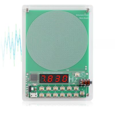 7.83Hz Schumann Wave Generator with Dust Cover, 0.01-10000Hz Adjustable Schumann Sine Wave Resonance Generator Ultra Low-Frequency Pulse Generator for Healing Meditation Stress Relief Relaxation Sleep