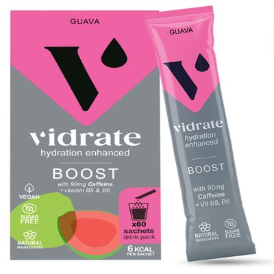 Vidrate Electrolytes Powder, Boost Guava, 60 Sachets