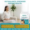 ICEVIT Probiotic Complex 10 Billion CFU | 6 Live Bacterial Strains with FOS | 60 Vegan Capsules | Food Supplement | Made in UK view 4