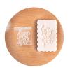 Clear Pattern New Year Fondant Molds New Year Treats Creating Mould Letter Embosser Ideal for Beginner and Experts Party Cake Decorations