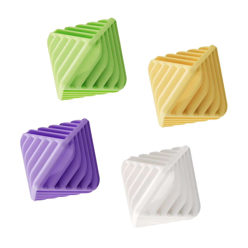 4 x Laundry Drying Balls - Anti-Static Fabric Softener for Laundry - For Use Washing Drying Bathroom Travel Apartment Home Dorm Hotel