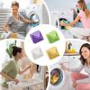 4 x Laundry Drying Balls - Anti-Static Fabric Softener for Laundry - For Use Washing Drying Bathroom Travel Apartment Home Dorm Hotel view 4