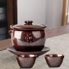 Chinese Tea Set Ceramic Tea Set, Cups, Anti-Slip, Anti-Scald view 3