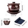 Chinese Tea Set Ceramic Tea Set, Cups, Anti-Slip, Anti-Scald view 4