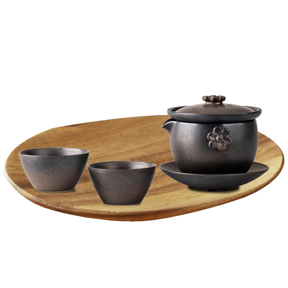 Ceramic Tea Set Anti-Slip, Anti-Scald, Ceramic, Teapot, Tea Cups, Loose