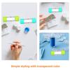 Beavorty 12pcs Hard Protective Contact Lens Case for Soft Contact and Trial Lens Compact Plastic Storage Box with Separated Compartments for Vacations view 3