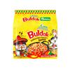 Corn Flavour Buldakk Halal Ramen Korean Hot Instant Noodles Multipack, Fiery Chicken corn Flavour 5 x 140g Packs view 1