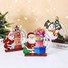 XAGMODSHN Artisanal Advent Calendar with Toss Hurdles Modern Wooden Countdown Decor for Bedroom & Living Room Oaken Arrival Calendar view 2
