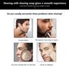 Shaving Soap for Men with Coconut Oil - Rich Lather Cream Bar, Dense Foam Kit with Brush - Travel Friendly Men's for Smoothest Shave. view 3