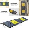 Heavy Duty Rubber Threshold Ramp for Wheelchairs and Scooters, Enhances Accessibility on Sidewalks and Driveways view 2