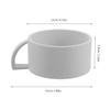 Cabilock Aerated Bowl Shave Bowl Handle for Men's Wet Shaving Mug Wide Mouth Portable for Easy Foaming and Beard Care view 2