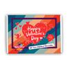 Foam Bananas Happy Valentines Day Sweets Gift Box Hamper (RETRO VALENTINES FRONT) view 3
