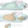 Kreeqe Lightweight Grass Seed Breast Prostheses Comfortable After Surgery Breathable Sweat Absorbing Thickened, Left-extended, M view 4