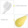 Mikikit Extra Soft Toothbrush for 2-5 Years Manual Toothbrush 10,000 Fine Bristles Yellow for Gentle Teeth Cleaning view 3