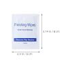 AMUSLESUR 50Pcs Wax Removal Wipes for Women Waxing Aftercare, Oil-Removing Wax Cleaning Pads, Sensitive Skin Cleansing Wipes for Body Hair Depilation and Residue Removal view 2
