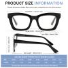 SOVCOD 4 Pack Reading Glasses for Womens Blue Light Blocking Computer Readers Spring Hinges Eyeglasses Anti Eyestrain/Glare (A1 Mix, 3.5, x) view 3