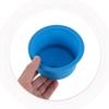 ABOOFAN 2Pcs Blue Silicone Wax Melting Pot Liner Reusable Small Wax Melt Warmer Bowl with Easy Release Mini Silicone Melter for Hair Removal and Personal Care Use view 4
