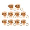 10Pcs Metal Shoelace Buckles, Gold-Tone Shoe Lace Accessories for Boot Repair, Lightweight Lace Connectors for Hiking and Camping Shoes view 1