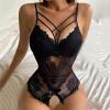 Women's Lingerie Sets,Santa Babydoll Dress Lace Chemise with Faux Fur Mesh Sleepwear Naughty Festive Nightwear view 2