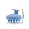 1pc Silicone Shampoo Brush - Scalp Massage Comb for Hair Washing, Bath Shower Brush, Body Massage Tool, Salon Hairdressing Essential(Green) view 4