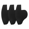 CORHAD 3pcs Men Beard Shaping Tool and Hairline Design Card Black for Hair Fiber Spray, Beard Guide Template for Precise Hairline Enhancing and Styling in Mens Grooming