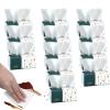 300 Sheets Towels - 4 Ply Tissue Tubes for Car | Makeup Remover Dry Wipes, 300 Ct 10/12 Pack | Soft Tissue Sheets, Multi Purpose Hygiene Solution for Nose Face Wiping Home Travel view 4