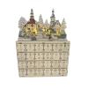 PANGBOER Wood LED Lighted Advent Calendar with 24 Drawers Countdown Calendar Desktop Decoration Unique Christmas Holiday view 3