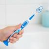 PLIC Children's Toothbrush 3-5 Years with 2 Minutes Hourglass Learning Oral Hygiene Soft Bristles Ergonomic Handle Suitable for Children (Blue) view 2