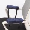 CATIEBYE 2pcs Wheelchair Armrest Pads Protective Arm Cushions Replacement Armrest Covers for Office and Mobility Chairs Navy Blue Comfortable Elbow Rest Accessories view 4