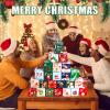 Christmas Festival Countdown Calendar 24 Days Candy Box Easy Assembly Home Party Decoration Gift Wrapping Paper Craft Festival Coated Paper Craft Box view 3