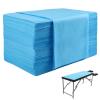 100 Pcs Massage Bed Cover, Breathable and Hygienic Massage Spa Table Sheets, Soft Non-Woven Bed Sheets for Beauty Salon Spa Tattoo Lash Bed Hotels, 180x80 cm (Blue) view 1
