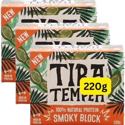 Tempeh Smoky Block 220g Tibas (3x220g)