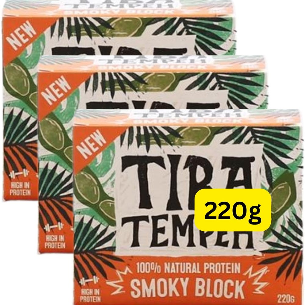Tempeh Smoky Block 220g Tibas (3x220g)