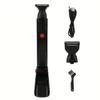 Fegtrtyoa Electric Back Shaver 2 in 1 Hair Trimmer Rechargeable Foldable Handle Back Hair Removal Men Body Groomer view 1
