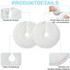 56 Pieces G Probe Button Covers, 3 x 3 Inch Large Nutrition Probe Pads, White G Probe Pad Holder, Soft, Absorbent Cotton, Peritoneal Dialysis and Care Accessories view 3