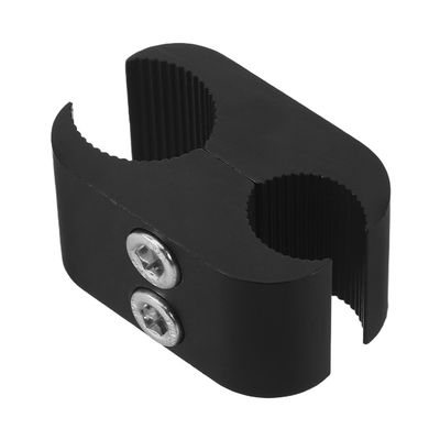 IWOWHERO Wheelchair Cane Holder Aluminum Alloy Tube Clamp 22mm Pipe Diameter Mobility Aid Walking Stick Bracket Accessory for Drive Wheelchair Parts