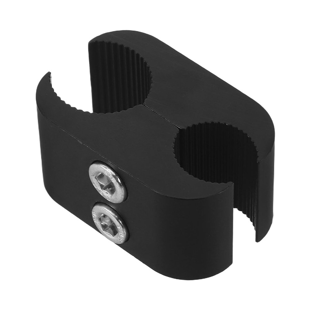 IWOWHERO Wheelchair Cane Holder Aluminum Alloy Tube Clamp 22mm Pipe Diameter Mobility Aid Walking Stick Bracket Accessory for Drive Wheelchair Parts