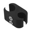 IWOWHERO Wheelchair Cane Holder Aluminum Alloy Tube Clamp 22mm Pipe Diameter Mobility Aid Walking Stick Bracket Accessory for Drive Wheelchair Parts view 1