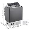 CSDASW Electric Sauna Heater Stove 3KW Internal Controller Overheating Protection Stainless Steel Spa Sauna Room Steam Generator view 2