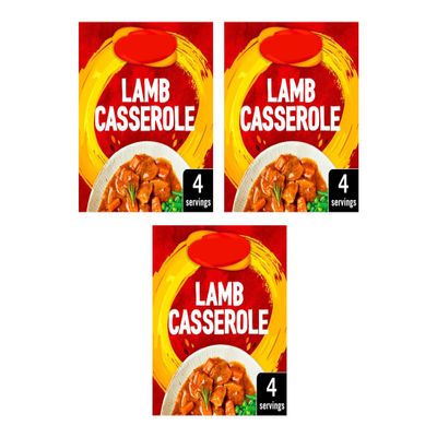 Lamb Casserole Recipe Mix, No Artificial Colours or Flavourings, 35g, Pack of 3