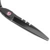 6 Inch Stainless Steel Scissors, Beard Trimming Scissors for Barber and Home Use, Professional Hairdressing Shears with Precision Blade and Ergonomic Handle, Mustache Scissors for (Black) view 4