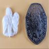 20 x Edible 3D 20mm flower flowers icing toppers, cake cupcakes decorations T022 (Black) view 3