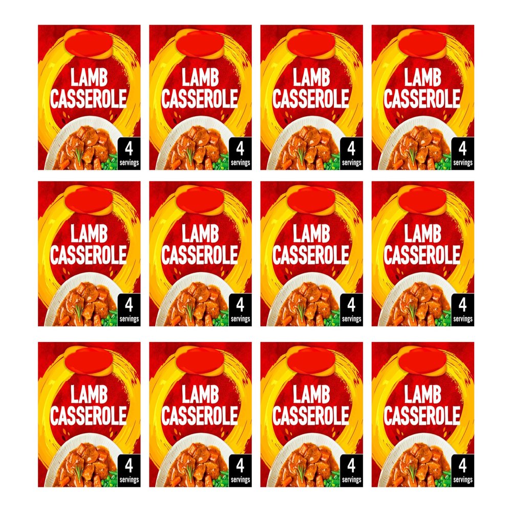 Lamb Casserole Recipe Mix, No Artificial Colours or Flavourings, 35g, Pack of 12