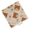 TOVINANNA 500pcs Cartoon Pattern Wrapping Paper Greaseproof Food Wrap Paper for French Fries Wrapping view 2