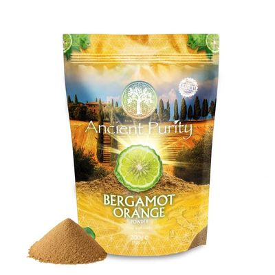 Bergamot Orange Powder 200g | Italian Single Origin Citrus Bergamia | Polyphenol Rich Whole Fruit | Ancient Purity