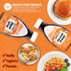 Skinny Food Co Chocolate Orange Syrup 425ml - Sugar Free Zero Calorie Syrup for Breakfast, Coffee, Pancake, Snacks, Cocktails, Drinks & Desserts - Vegan, Gluten-Free, Keto & Paleo Friendly view 3