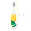 POPETPOP s Soft Bristle Toothbrush with Small Head, Cartoon Dinosaur Design, Silicone Bristles, Individually Packaged for Boys, Suitable for Oral Care and Tongue Cleaning Random Color view 2